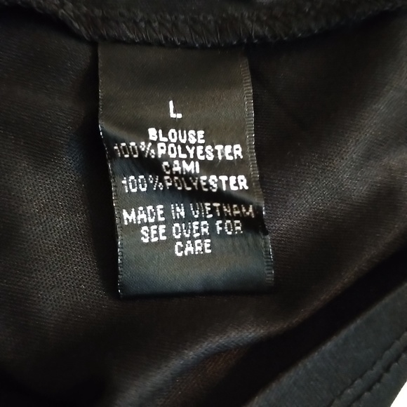 Floral Blouse+Cami Set NWT L - Picture 6 of 6